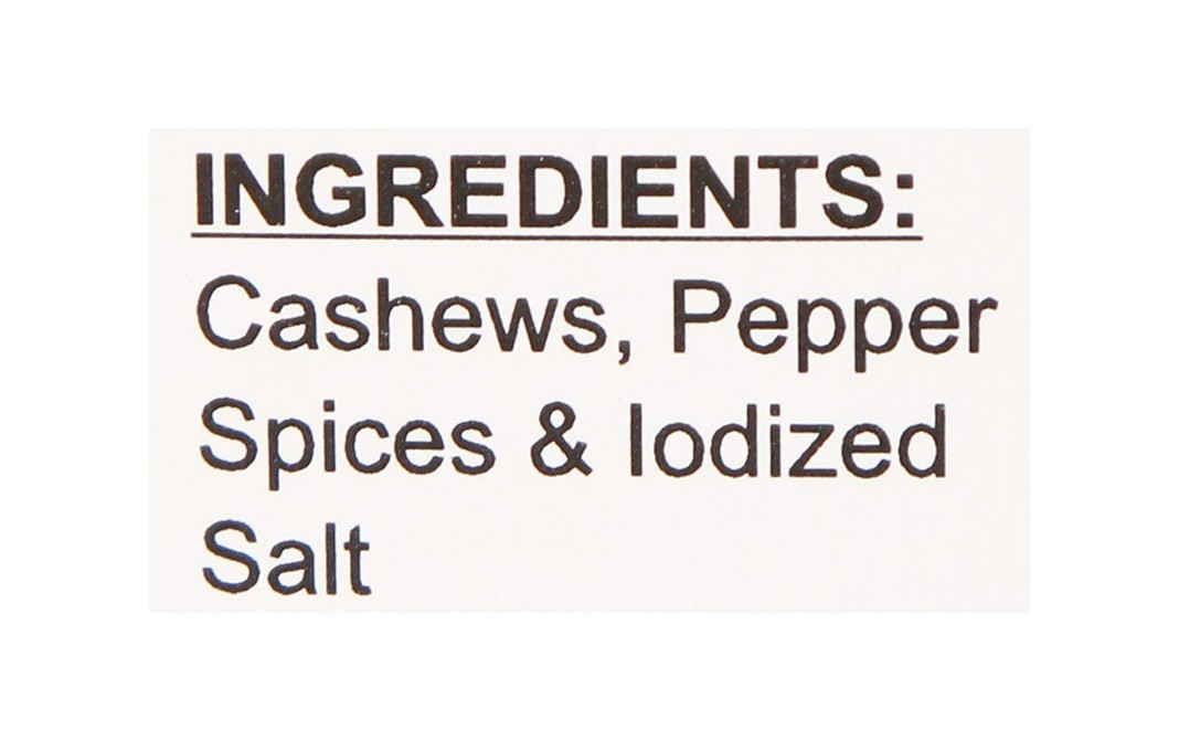 Nuts4U Black Pepper Cashews    Pack  200 grams